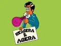 En person med megafon och en skylt med texten "Reagera & agera". En sann visselblåsare synonym som uppmanar till handling.