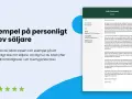 Exempel på ett personligt brev för säljare. Lär dig hur du bäst lyfter fram dina färdigheter i ett övertygande brev.