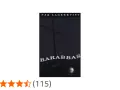 Pär Lagerkvists bok "Barabbas" med en mörk bakgrund och ett kors.