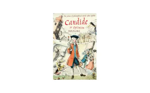 Boken "Candide eller Optimismen" av Voltaire handlar om en ung mans naiva optimism som utmanas av världens grymheter.