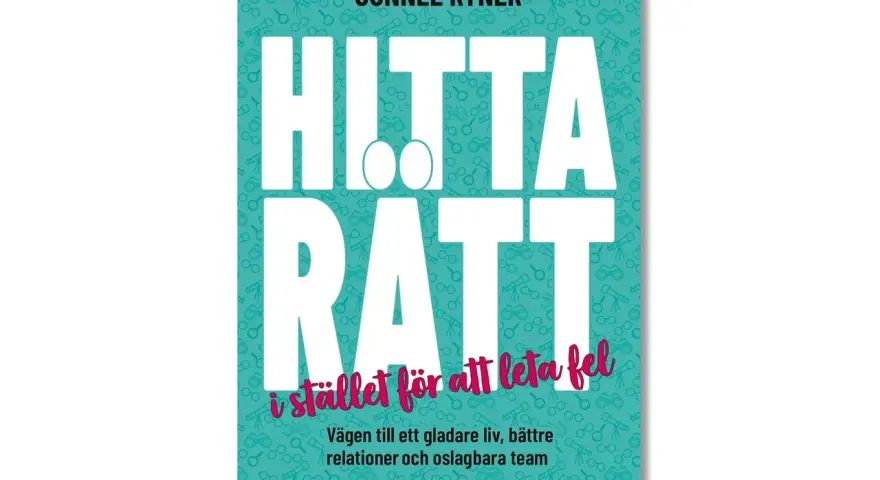 Boken "Hitta rätt" av Gunnel Ryner, en guide för att hitta rätt istället för att leta fel. Perfekt för din bok-app.